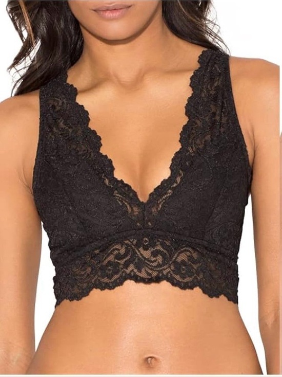 AMZ Other - Smart & Sexy Women's Signature Lace Deep V Bralette SIZE LARGE